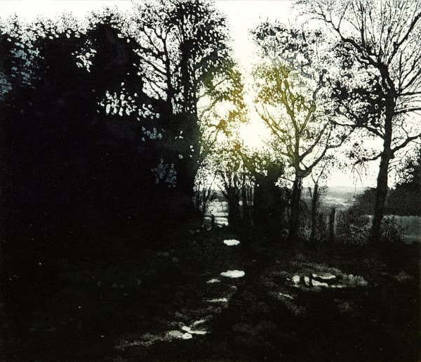 Jo Barry RE, Heaven Peeps through the Blanket of the Dark