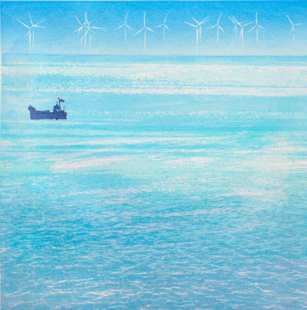 Janet Brooke RE, Gone Fishing