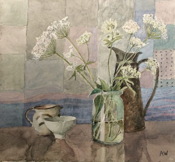 Annie Williams RWS RE, Hedgerow Pickings