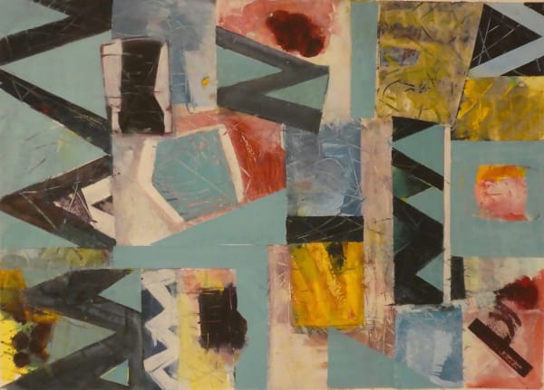 Geoffrey Pimlott Hon Ret RWS, Chevron Light Blue