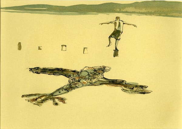 Julia Midgley RWS RE, Balancing Act