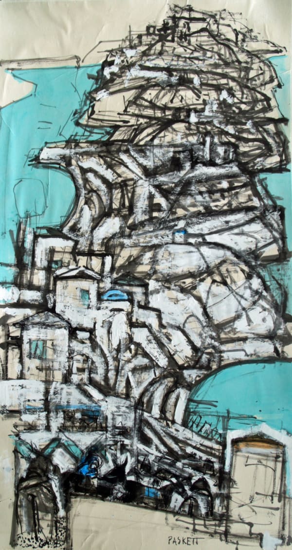 David Paskett PPRWS Hon. RE, Thinking of Santorini