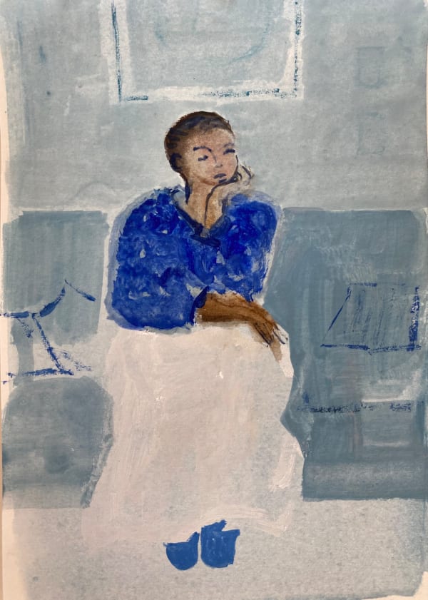 Davina Jackson ARWS , Daydreamer in blue