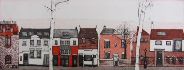 Karen Keogh RE, Off the Kings Road. London lives