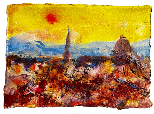 Frances Hatch RWS, Florence in June