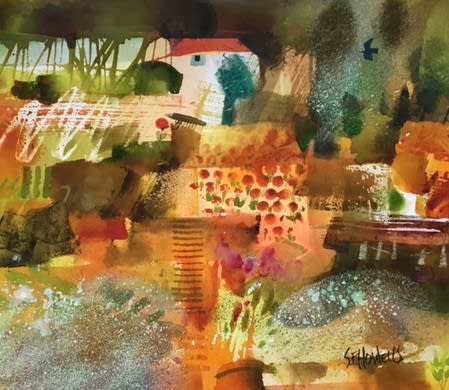 Sue Howells RWS, Positano Garden
