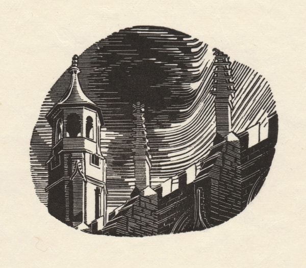 Anne Desmet RA RE, Church and Thunder Cloud