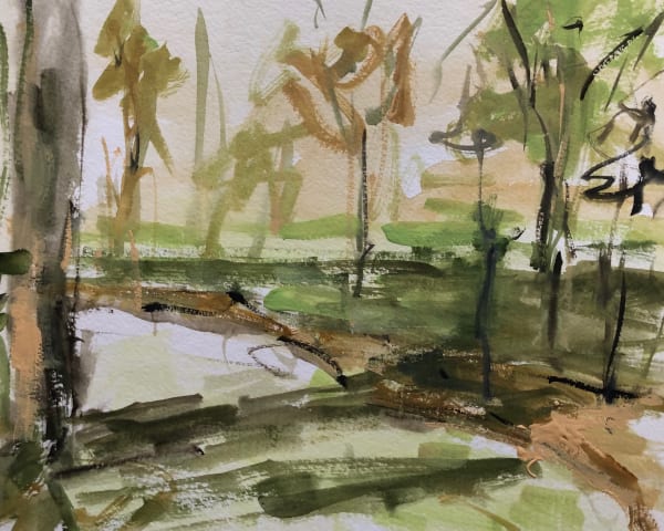 Lucy Marks RWS, A Walk In The Park IV