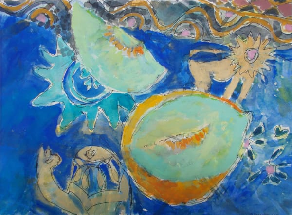 Anne Marlow RWS, The Indian Embroidery