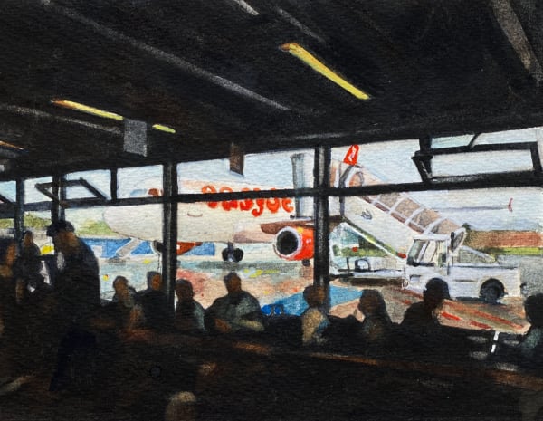 Paul Regan VPRWS, Airport Lounge