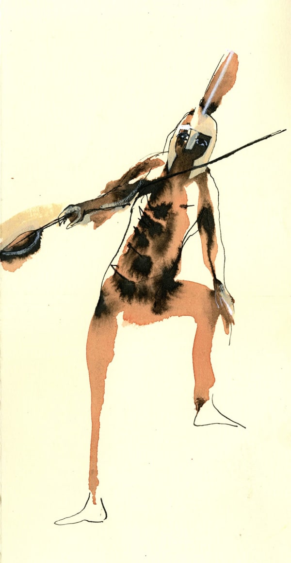 Julia Midgley RWS RE, Resting Roman