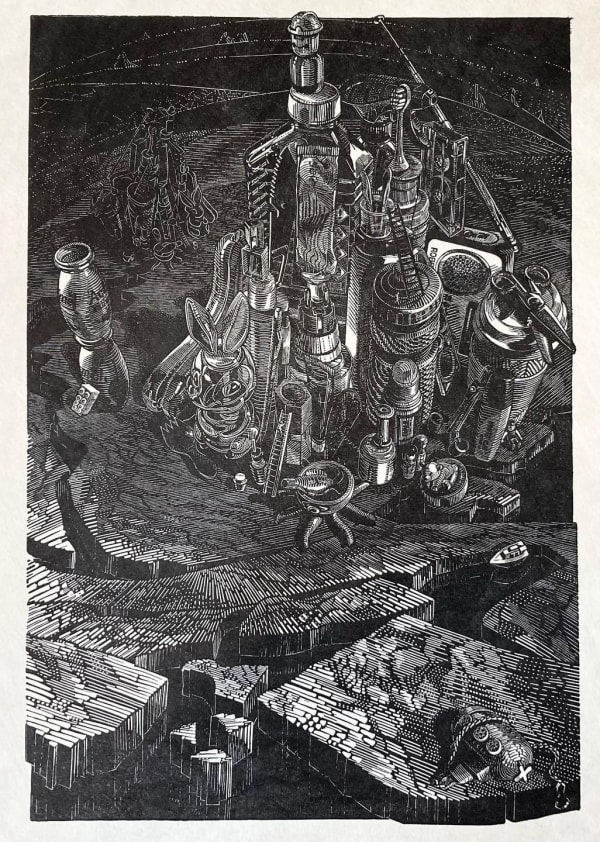 Anne Desmet RA RE, Land of Beacons