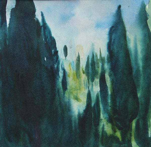 Neil Pittaway RWS RE, Tuscan Trees