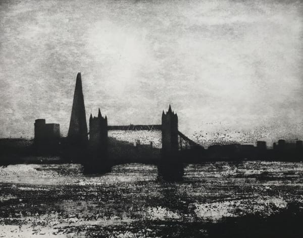 Jason Hicklin RE, The Thames. Pool of London