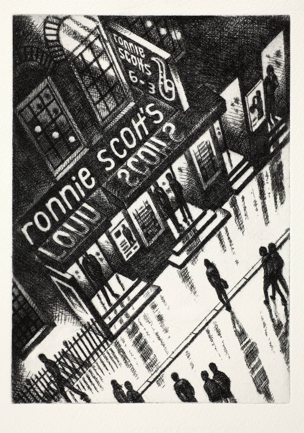 John Duffin RWS RE, Ronnie Scott's Jazz Club