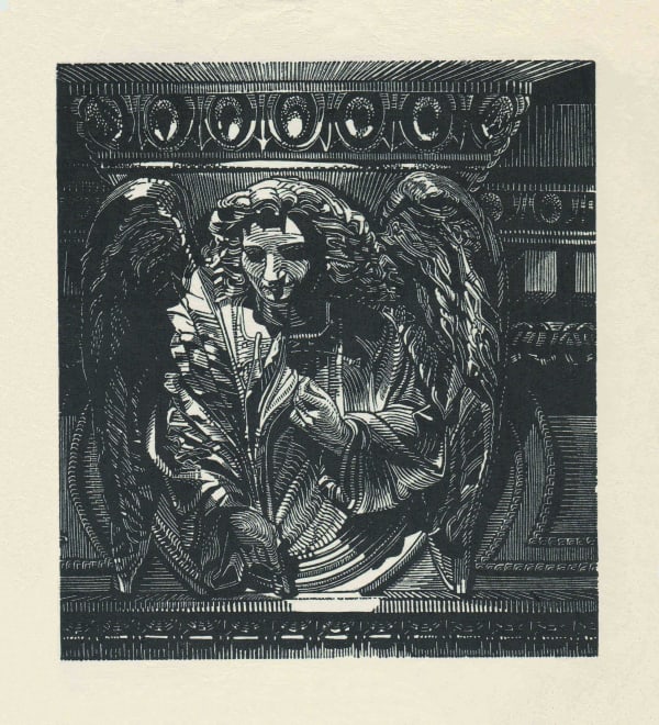 Anne Desmet RA RE, Angel with Palm Leaves