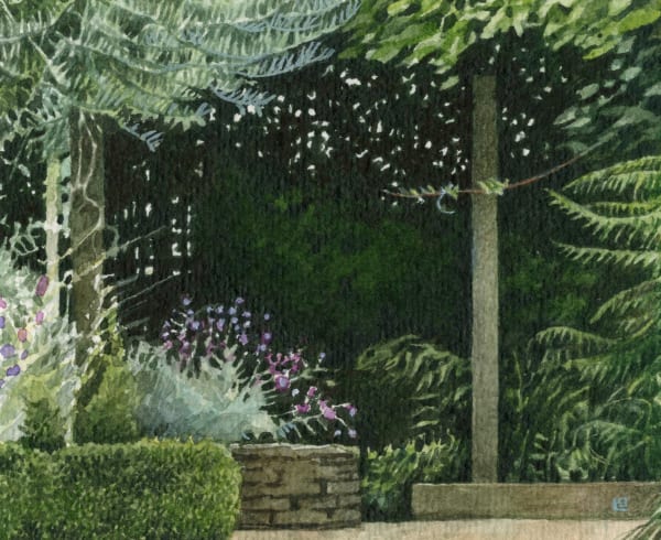 Liz Butler RWS, Under the Olive Tree