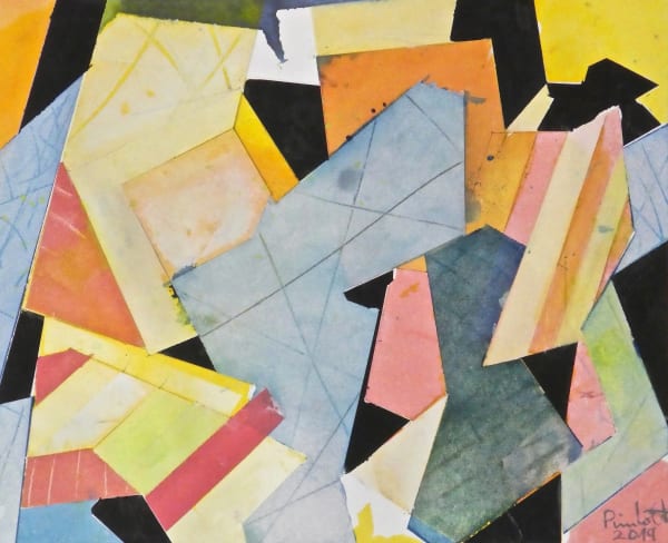 Geoffrey Pimlott Hon Ret RWS, Overlapping Black