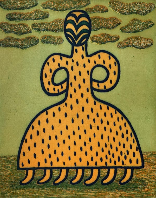 Katya Timoshenko RE, Orange Dress