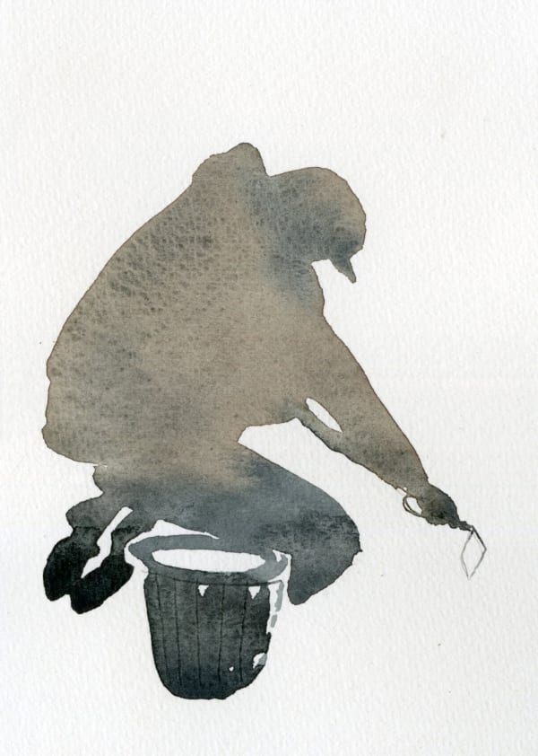 Julia Midgley RWS RE, The Archaeologist