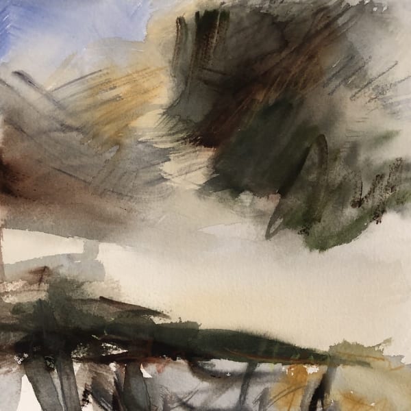 Lucy Marks RWS, Along The Downs