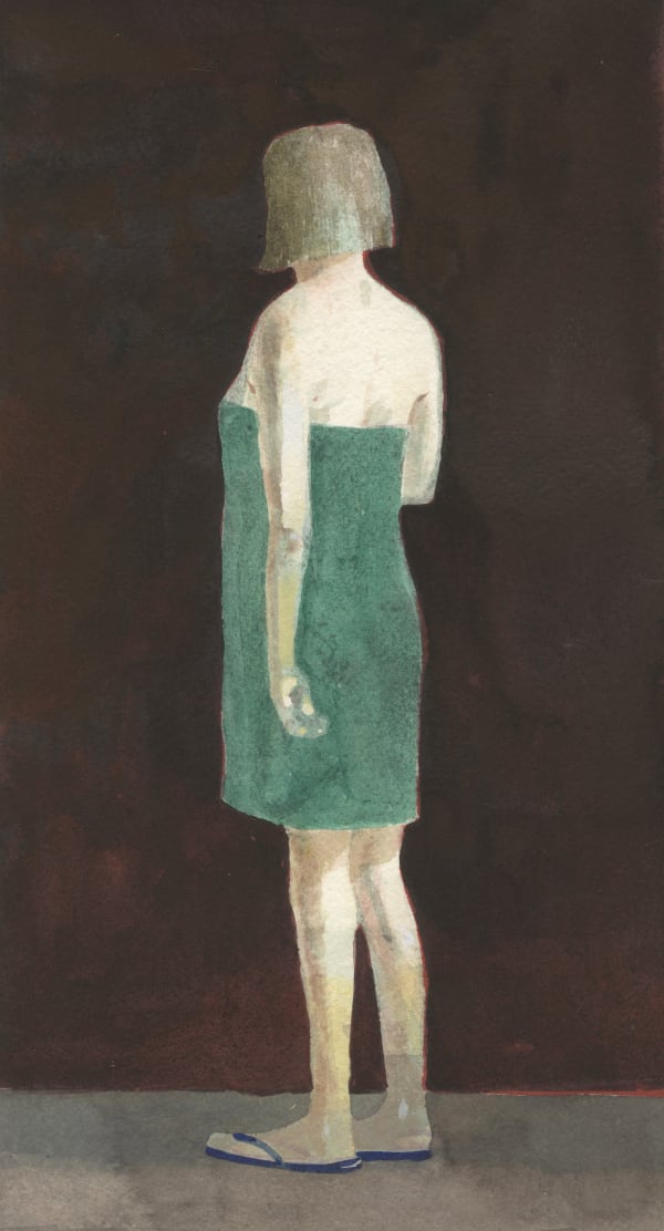 Charles Williams PRWS, Green Towel