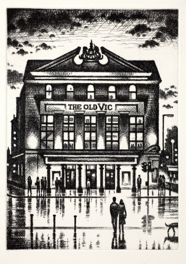 John Duffin RWS RE, The Old Vic Dusk