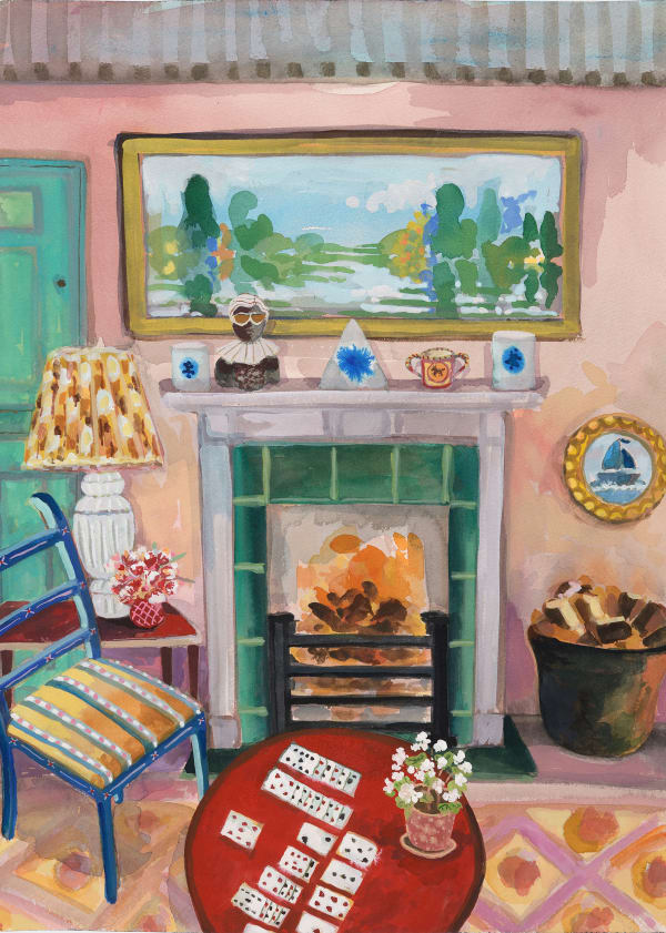 Lottie Cole RWS, Interior with Patience