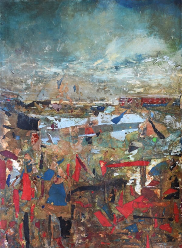 Robin Richmond RWS, Beachcombing on a Stormy Day, Costa Rica