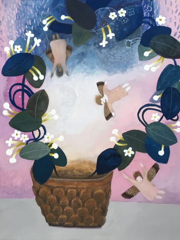 Gertie Young RWS, Flying Through the Stephanotis