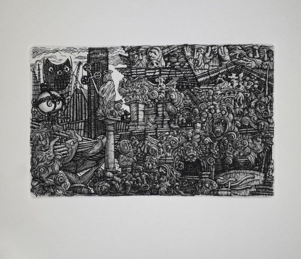 Brendan Hansbro ARE, Sea monsters, St. Paul's, London.