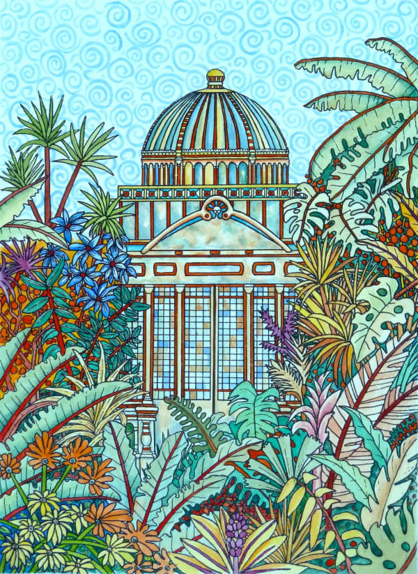 Meg Dutton RE, Towards the Glasshouse