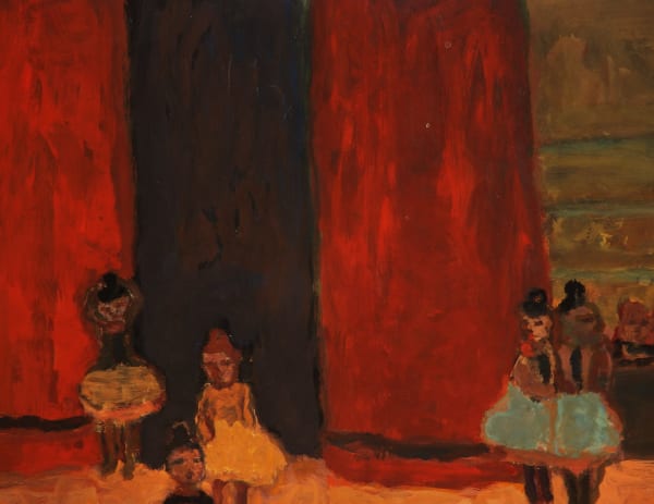 Bridget Moore RWS, Big Red Curtain