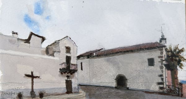 John Newberry RWS, Virgen de la Luz, Santa Cruze