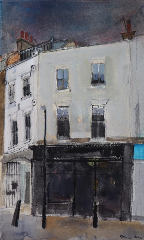 Peter Quinn RWS, Old Umbrella Shop, Hanbury Street, Spitafields