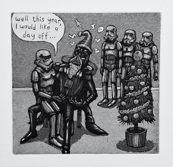 Martin Langford RE, Darth Christmas