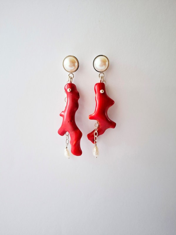 Aysa Posthuma, Bamboo Coral Earstuds, 2026