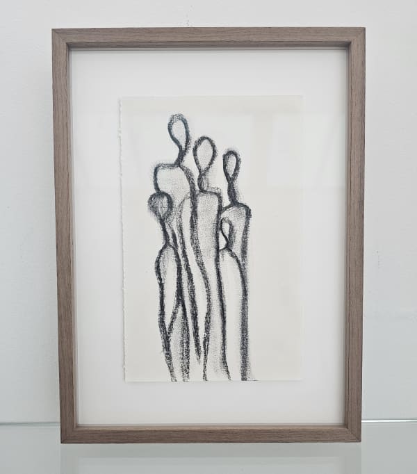 Micky Hoogendijk, The Ones - Houtskool schets no.8, 2025