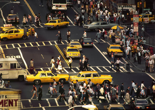 Thomas Hoepker, Yellow Cabs, Times Square, New York, 1983