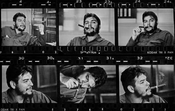 René Burri, Ernesto ''Che'' Guevara, Kontaktbogen horizontal, Havanna, Kuba, 1963