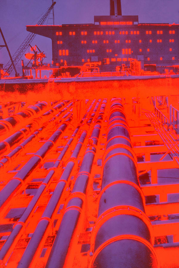 René Groebli, Oil tanker, Norway / Öltanker, Norwegen (D146), 1975