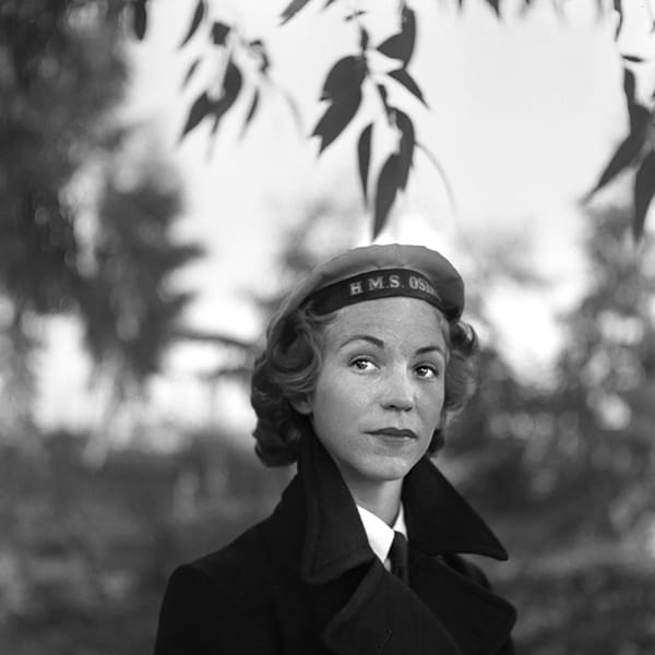 René Groebli, British Soldier, Suez Canal, Egypt / Britische Soldatin, Suez Kanal, Ägypten (#1512), 1952