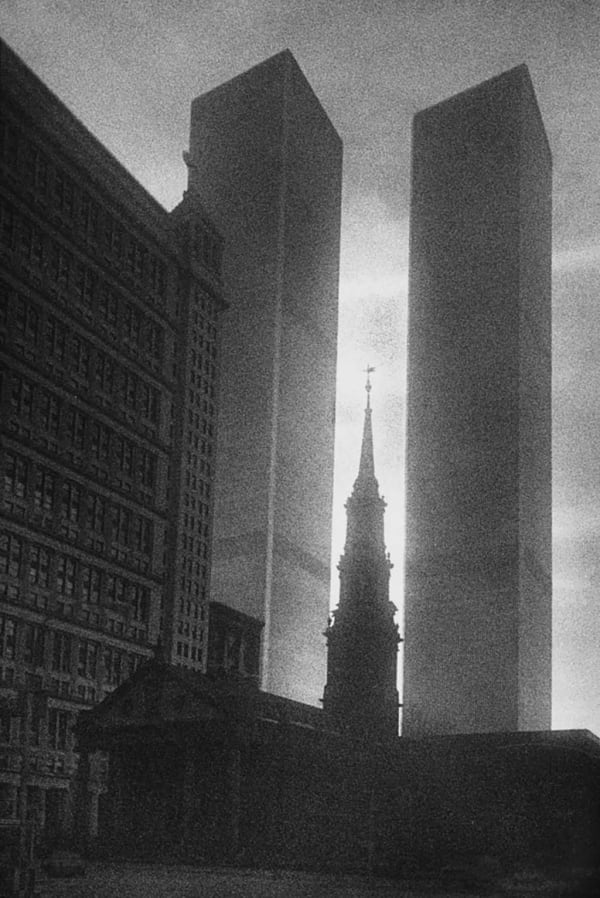 René Groebli, World Trade Center, New York Melancholia (#743), 1978
