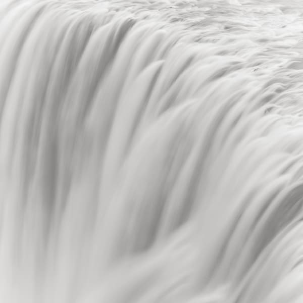 Jeffrey Conley, Waterfall, Detail, Iceland, 2017