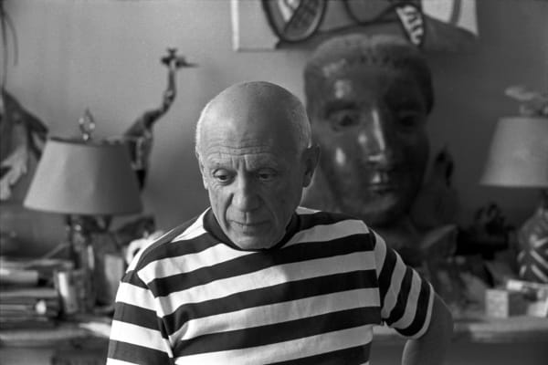 René Burri, Picasso, Villa La Californie, Cannes, Frankreich, 1957