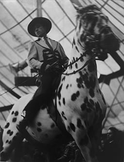 René Groebli, Reiter, Zirkus Knie (#304), Zürich, Schweiz, Vintage, 1948