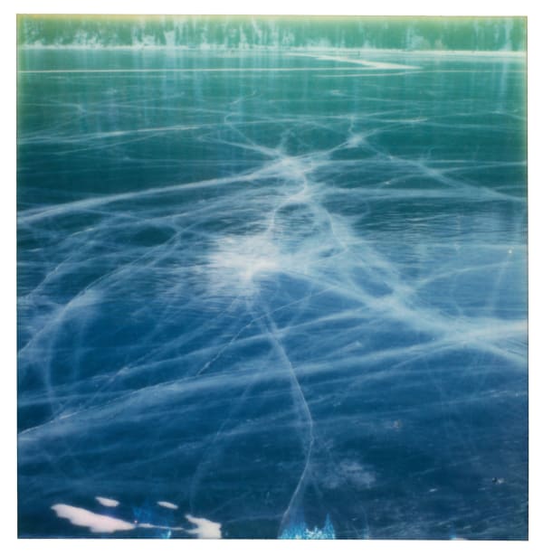 Simone Kappeler, Schwarzeis, Lej da Silvaplana II, 3.2.2023, 2023