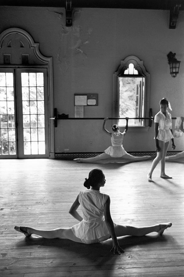 René Burri, Ballet Lesson, Becadas scholarship students, Havana, Cuba, Vintage, 1963