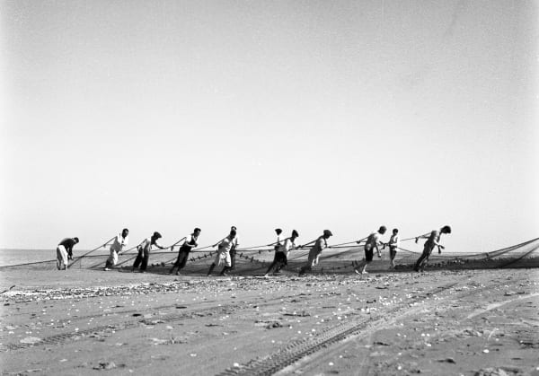 René Groebli, Caviar fishermen I, Caspian Sea / Kaviarfischer I, Kaspisches Meer, Babolsar {#1739), 1951