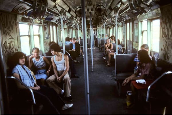 Willy Spiller, The A Train to Brighton Beach, Subway New York, 1977